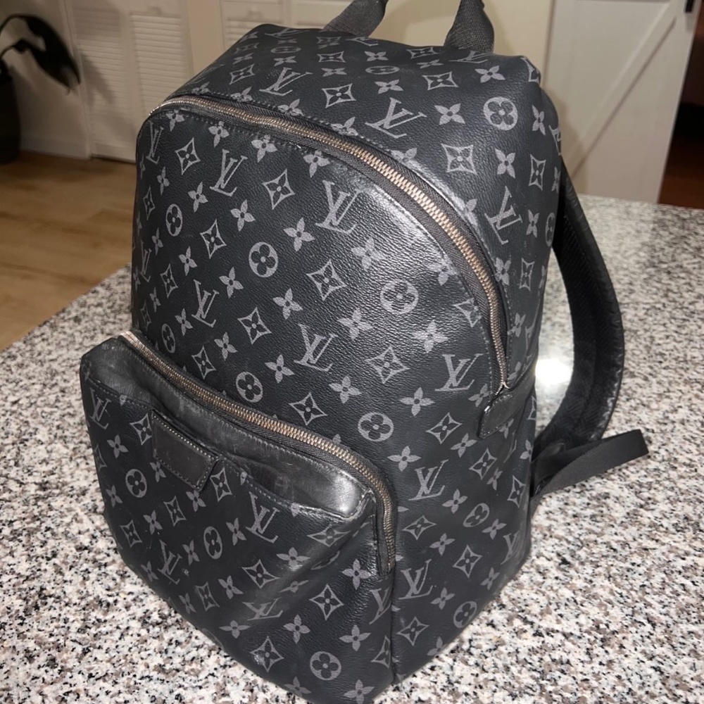 LOUIS VUITTON Monogram Eclipse Discovery Backpack PM